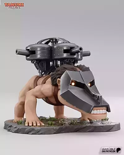 Cart Titan - Shingeki no Kyojin - Attack on Titan - Chibi 3D print model