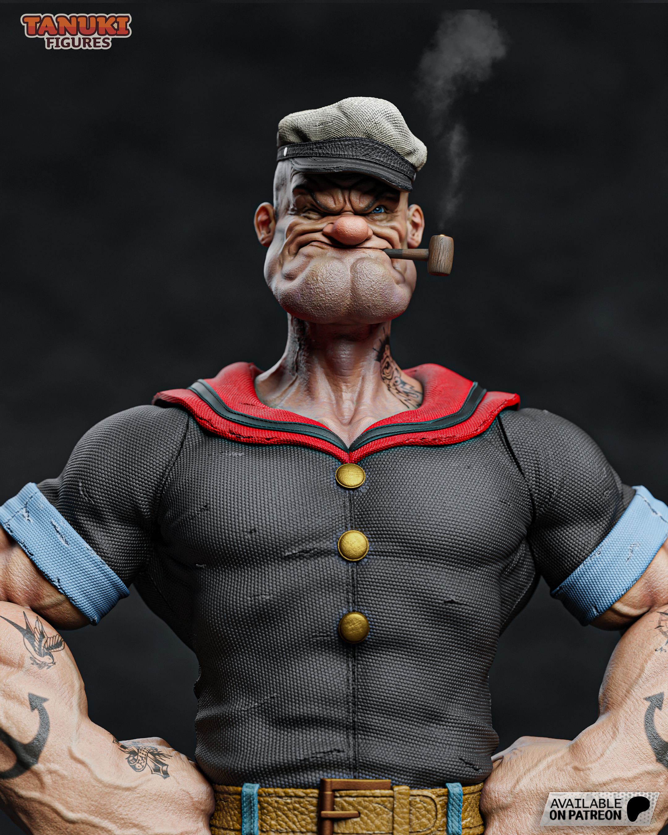 Popeye - Fullsize 3D print model_5