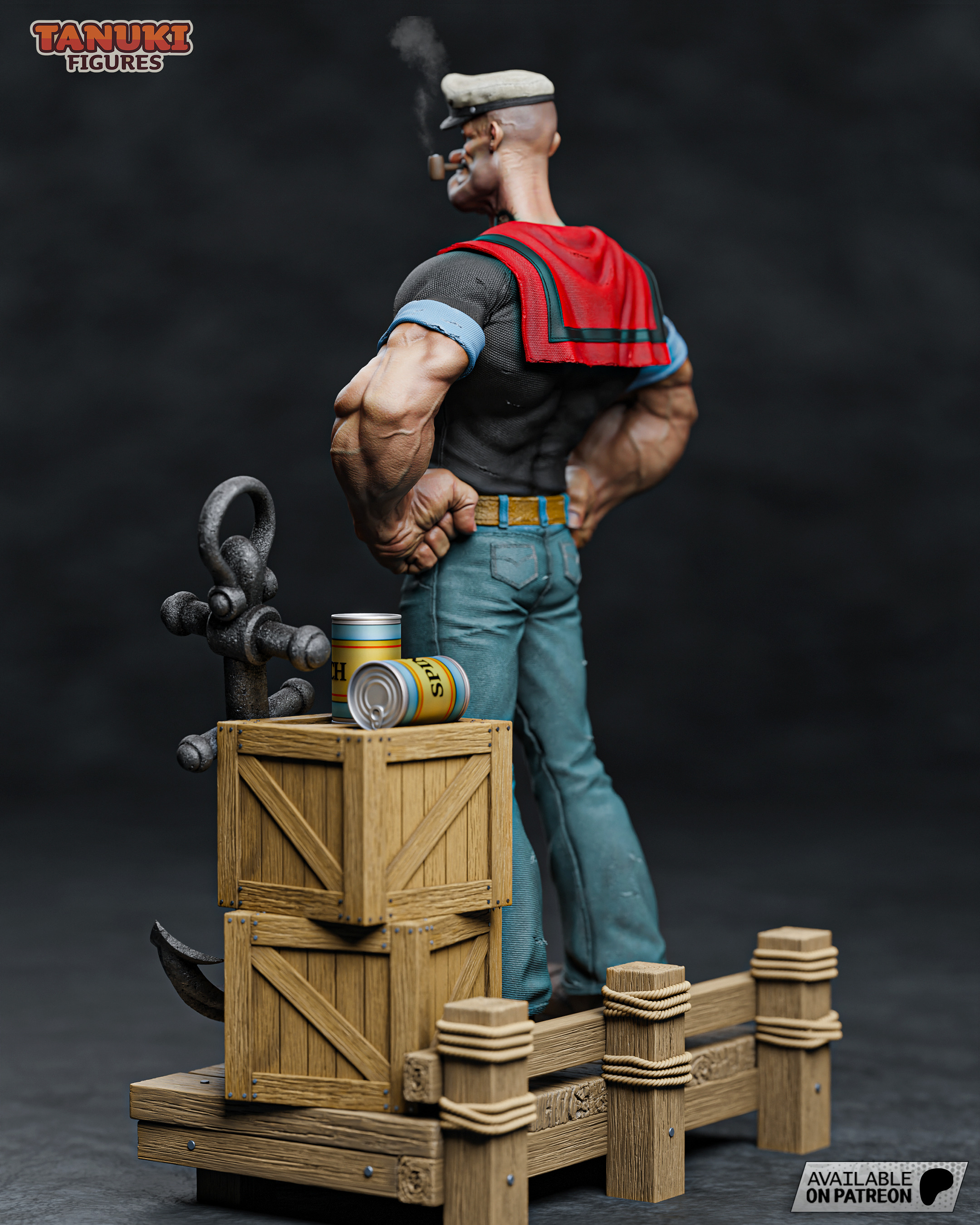 Popeye - Fullsize 3D print model_3