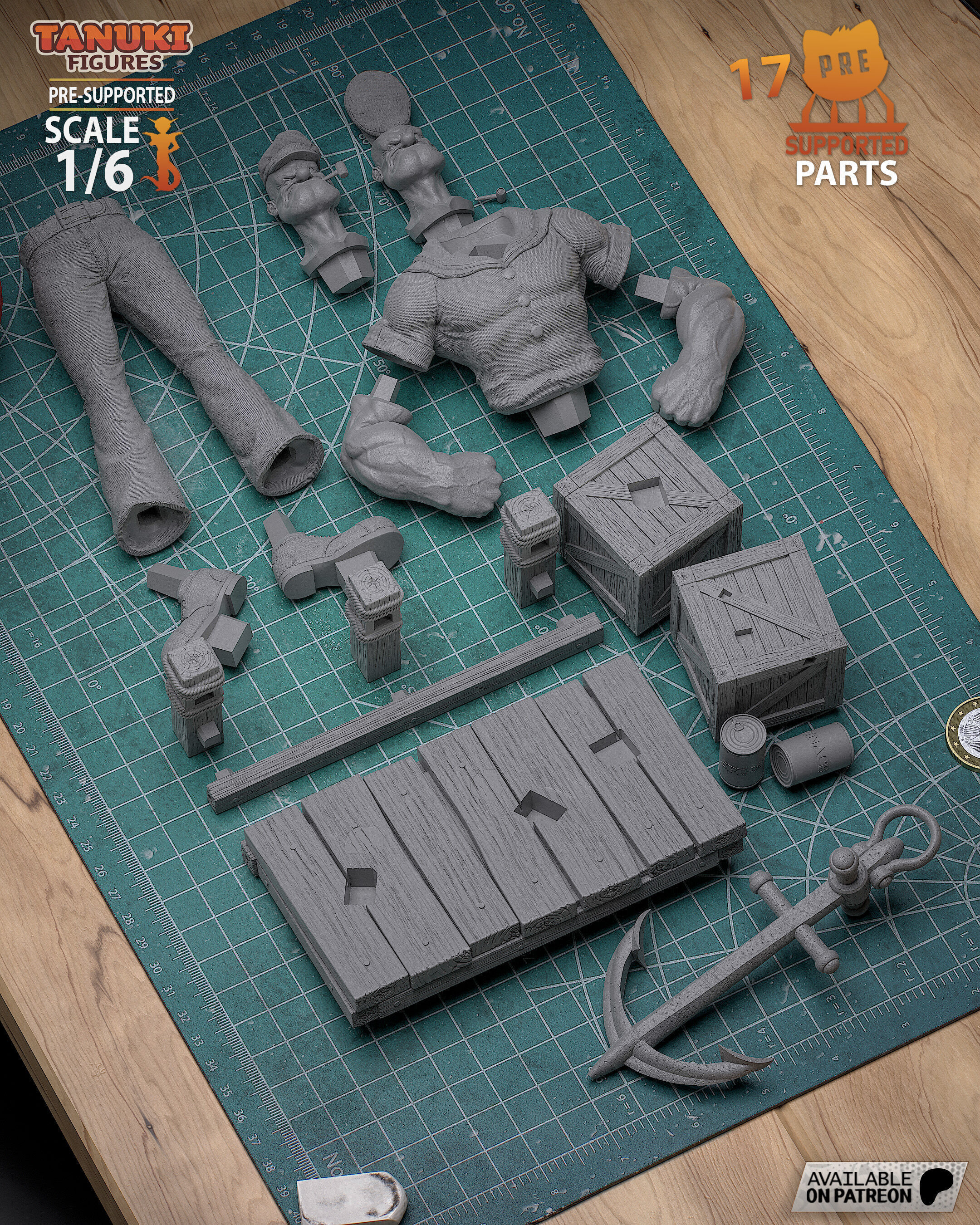 Popeye - Fullsize 3D print model_14