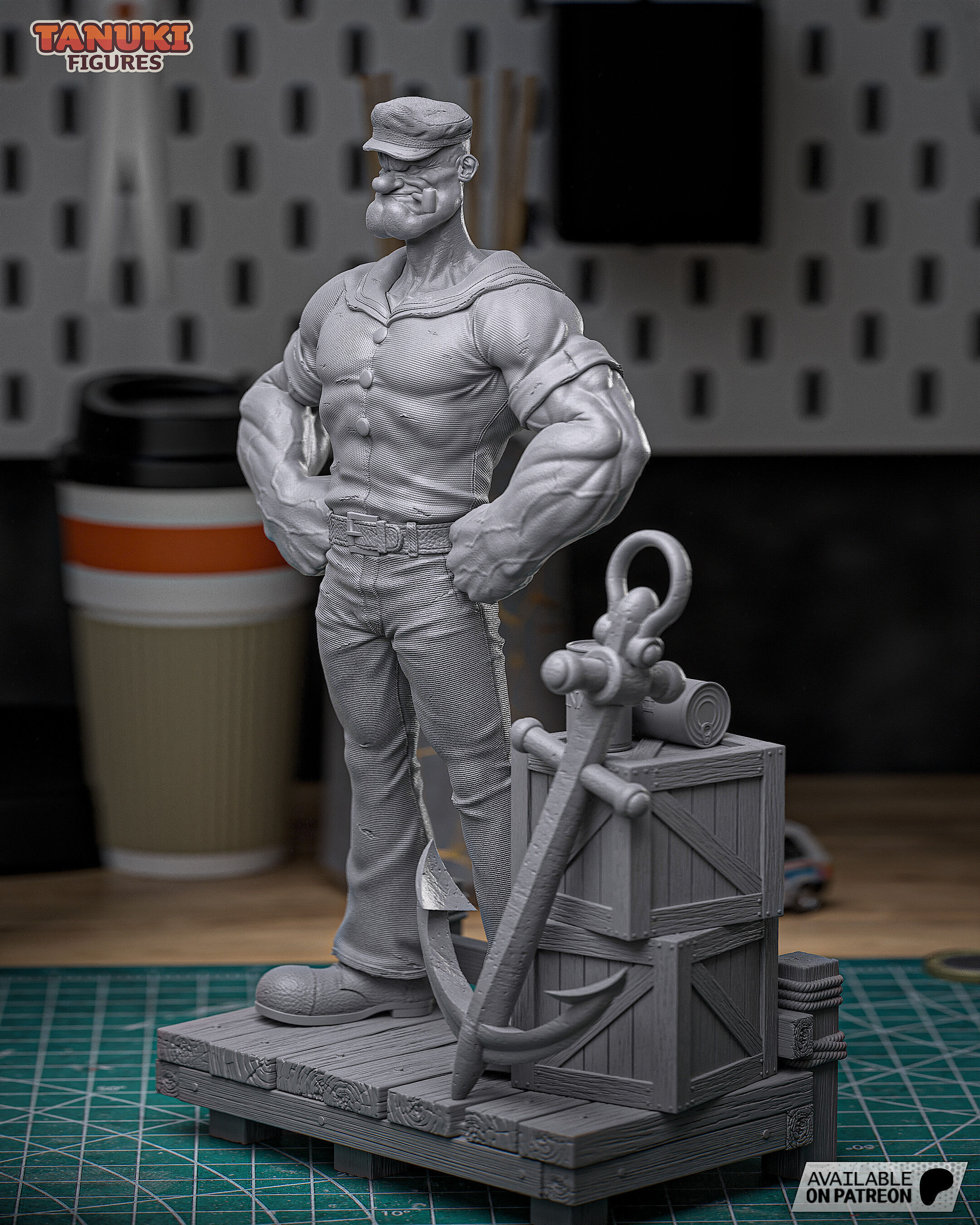 Popeye - Fullsize 3D print model_9