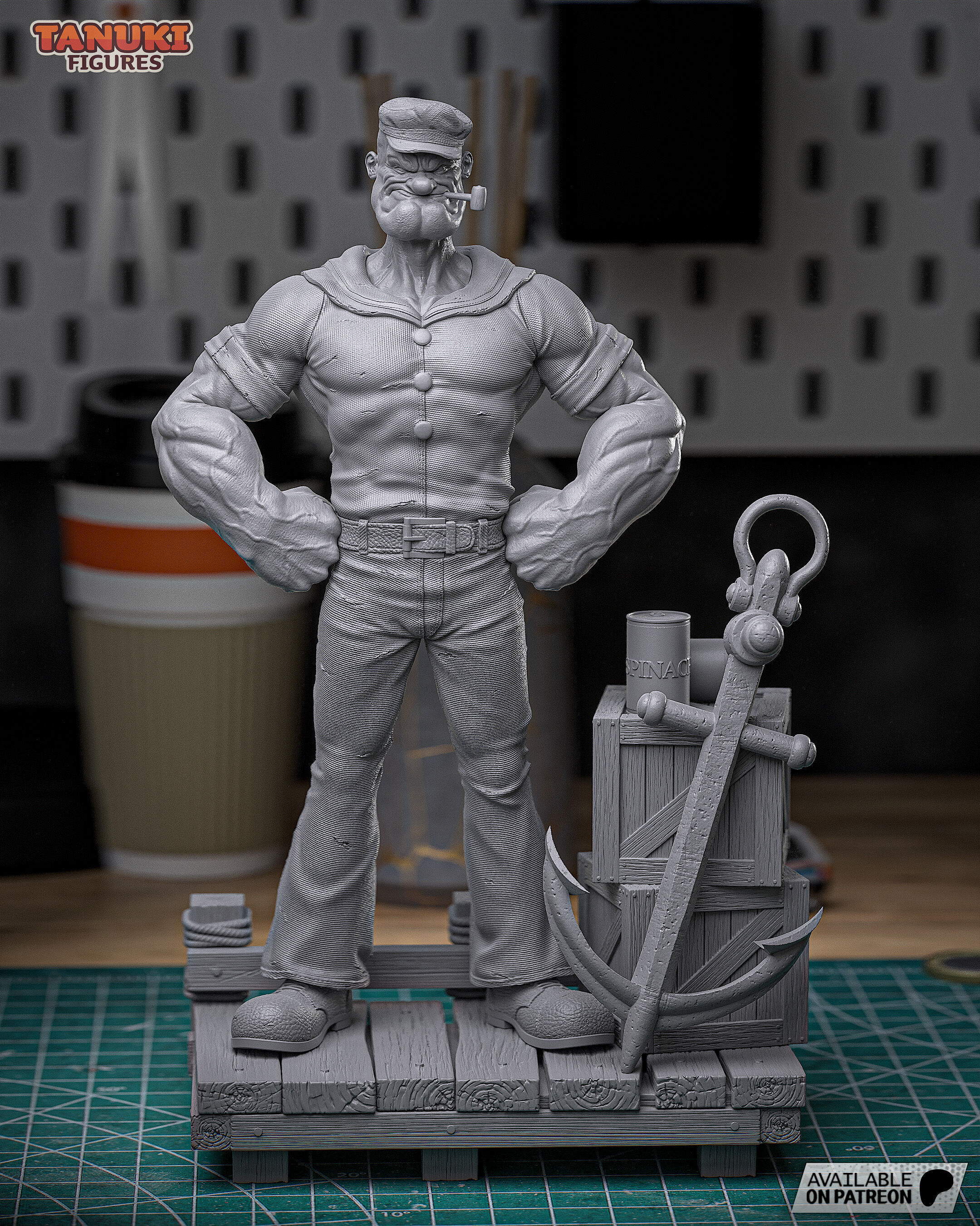 Popeye - Fullsize 3D print model_7
