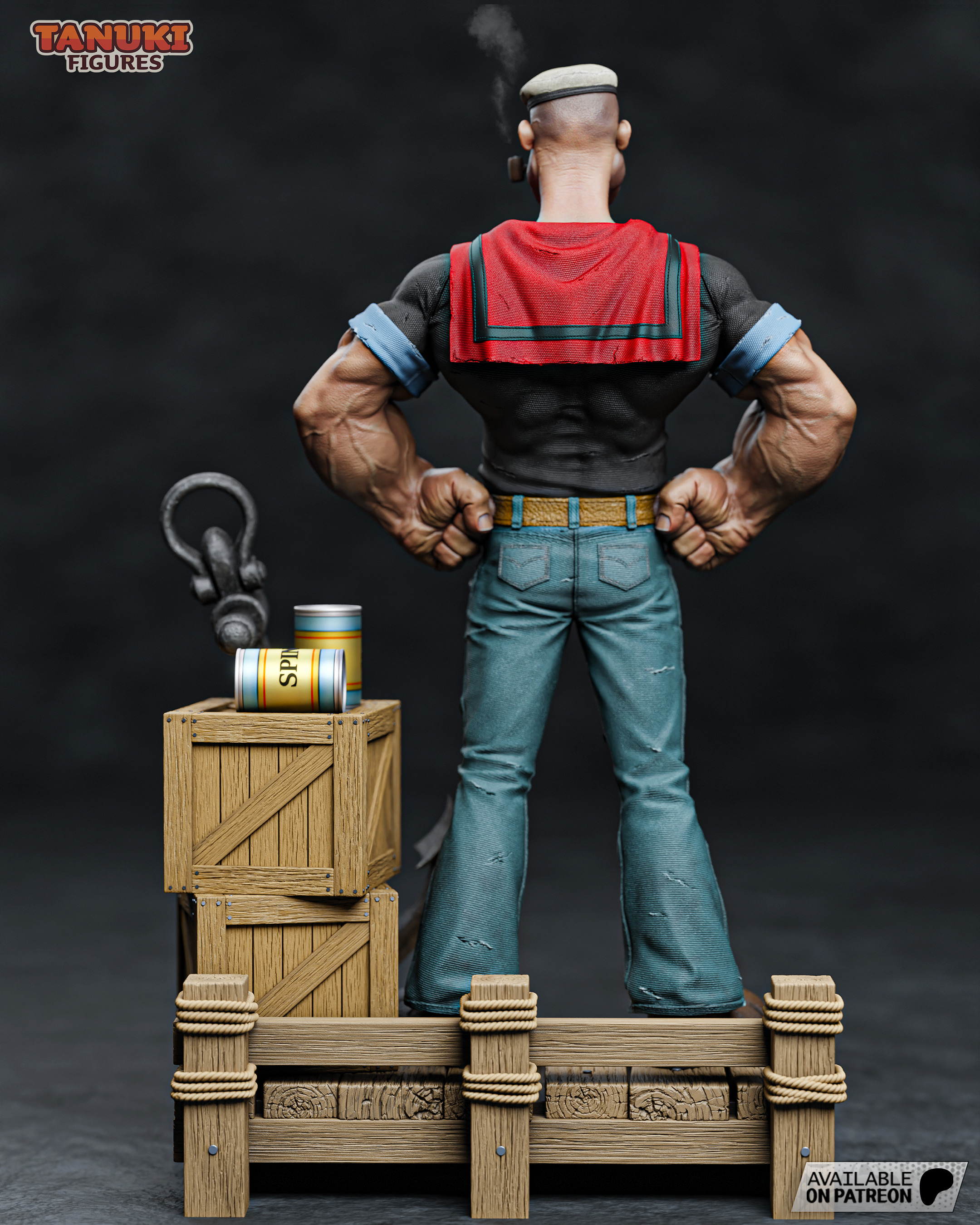 Popeye - Fullsize 3D print model_2
