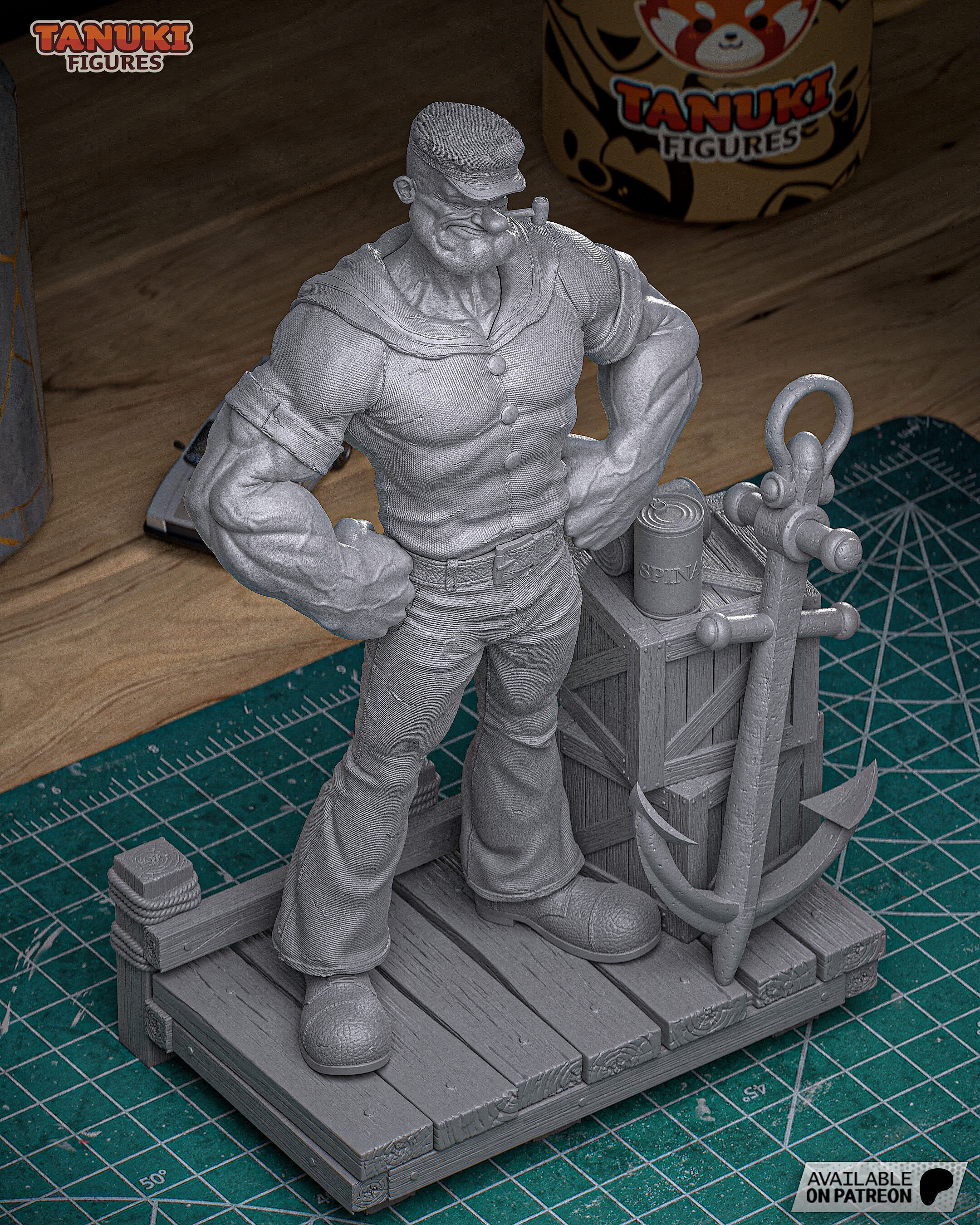 Popeye - Fullsize 3D print model_13