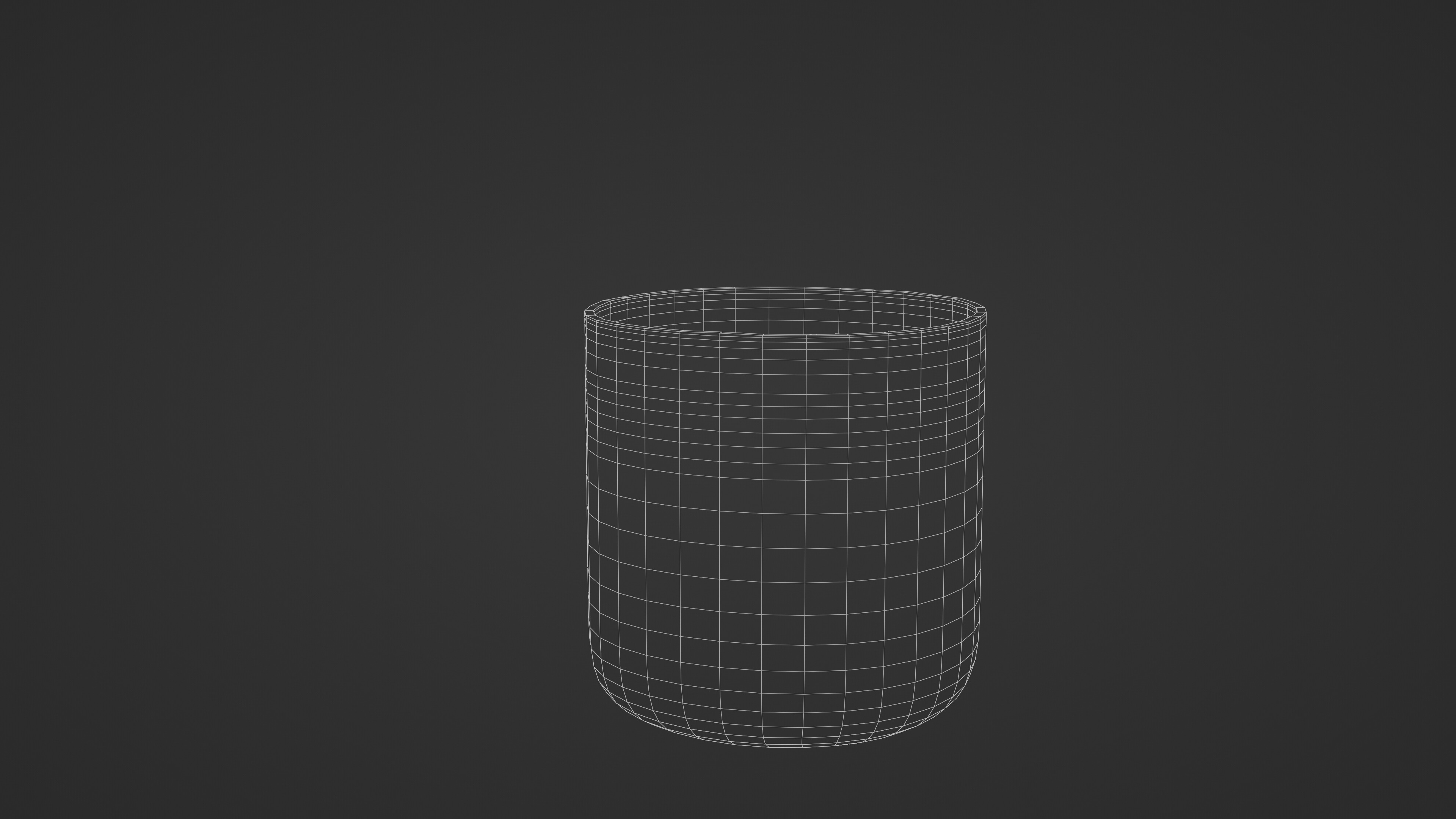 White And Red Mug Low-poly 3D model_4