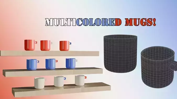 Multicolored Mugs