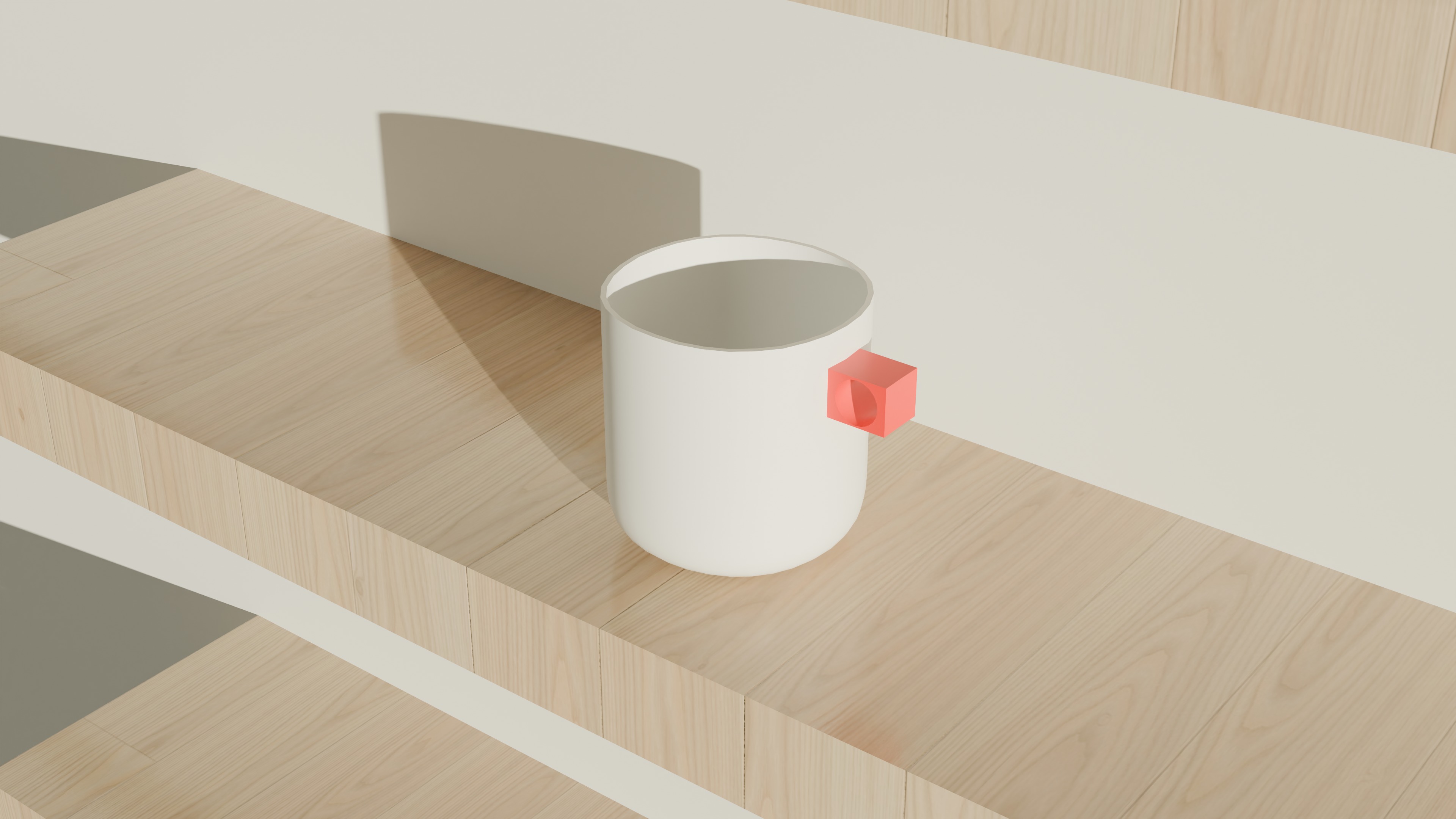 Multicolored Mugs 3D Model Collection_4