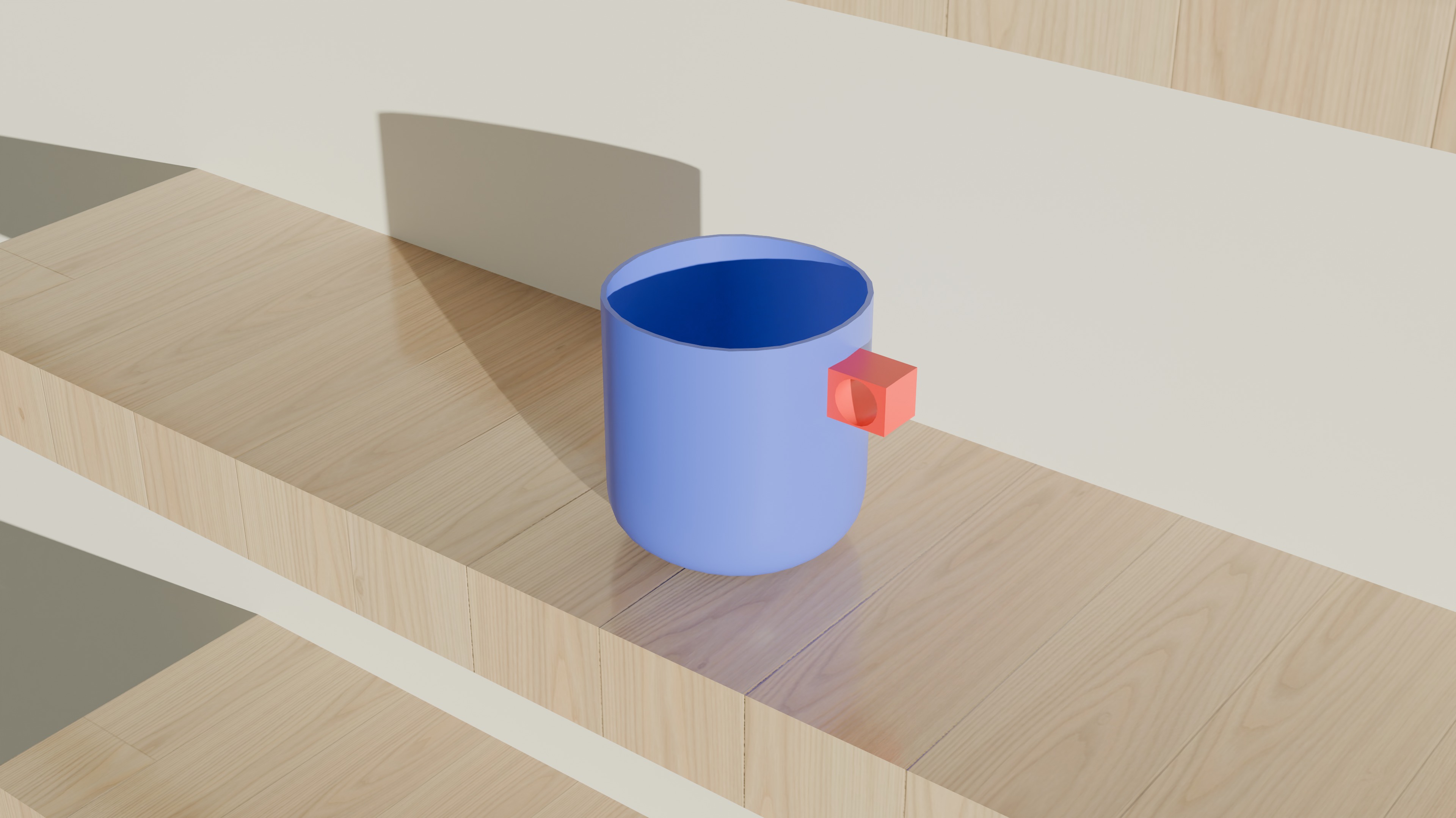 Multicolored Mugs 3D Model Collection_10