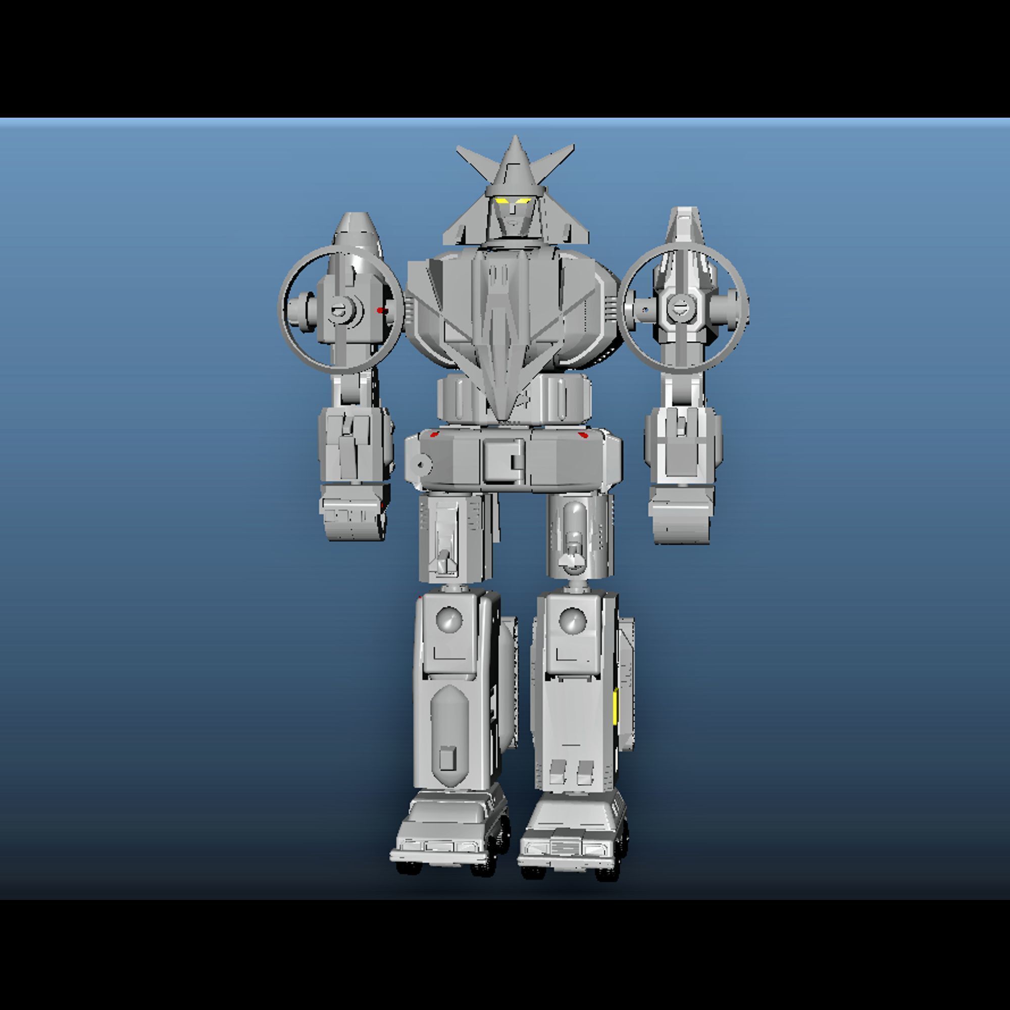 Dairugger XV - MaxLab Version 3D print model_3