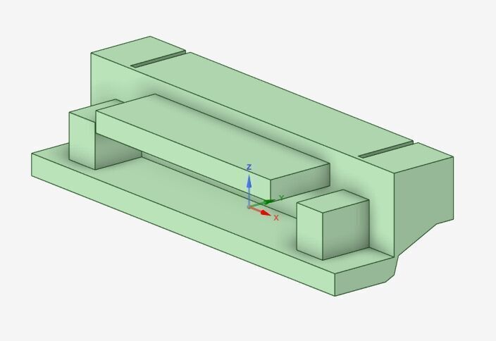 FMS FCX18 LC80 RC front bumper bracket FIX 3D print model_9