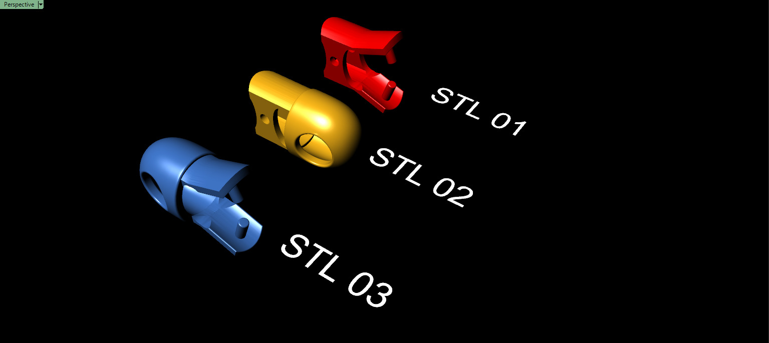 Necklace chain link 3D print model_7