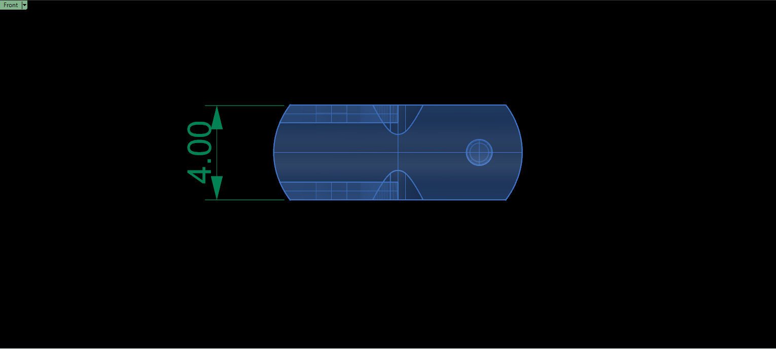 Necklace chain link 3D print model_6