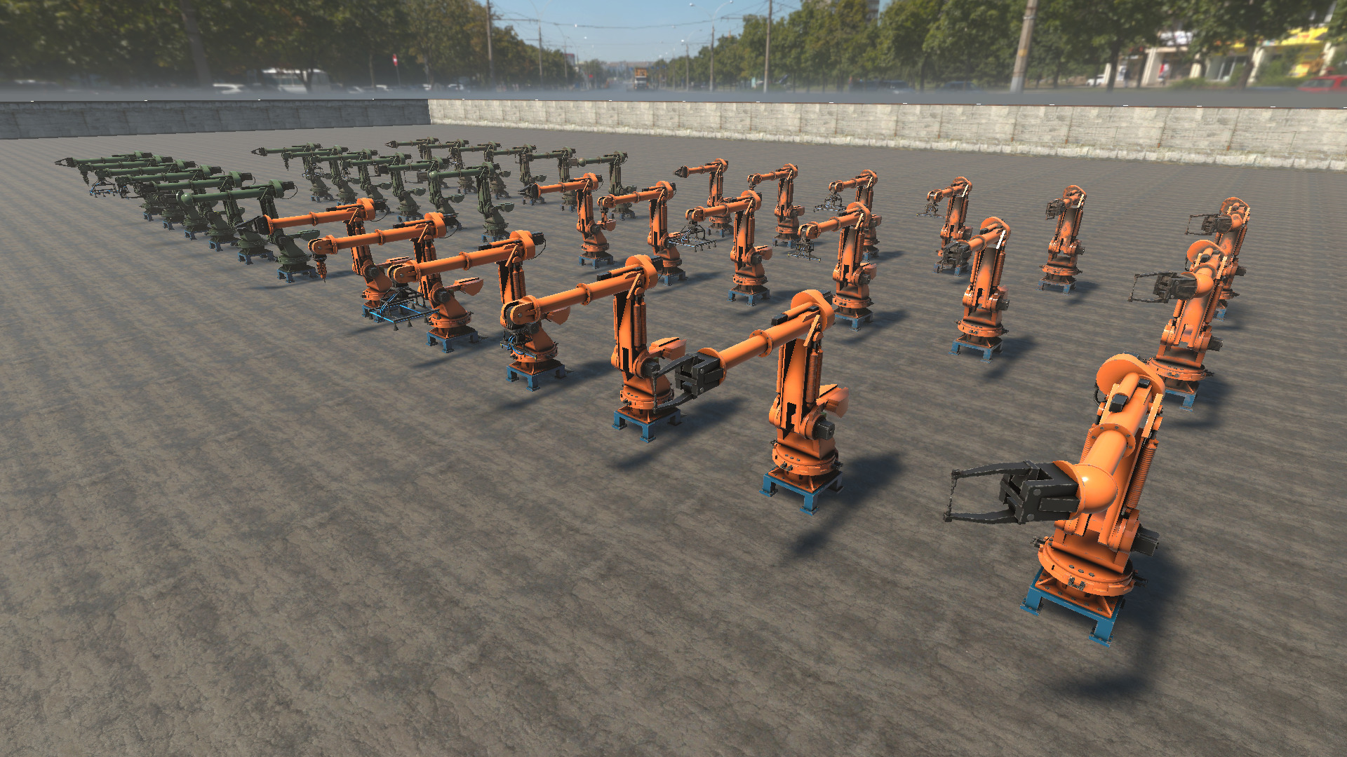 Forklift Collection HQ - PBR Low-poly 3D model_1