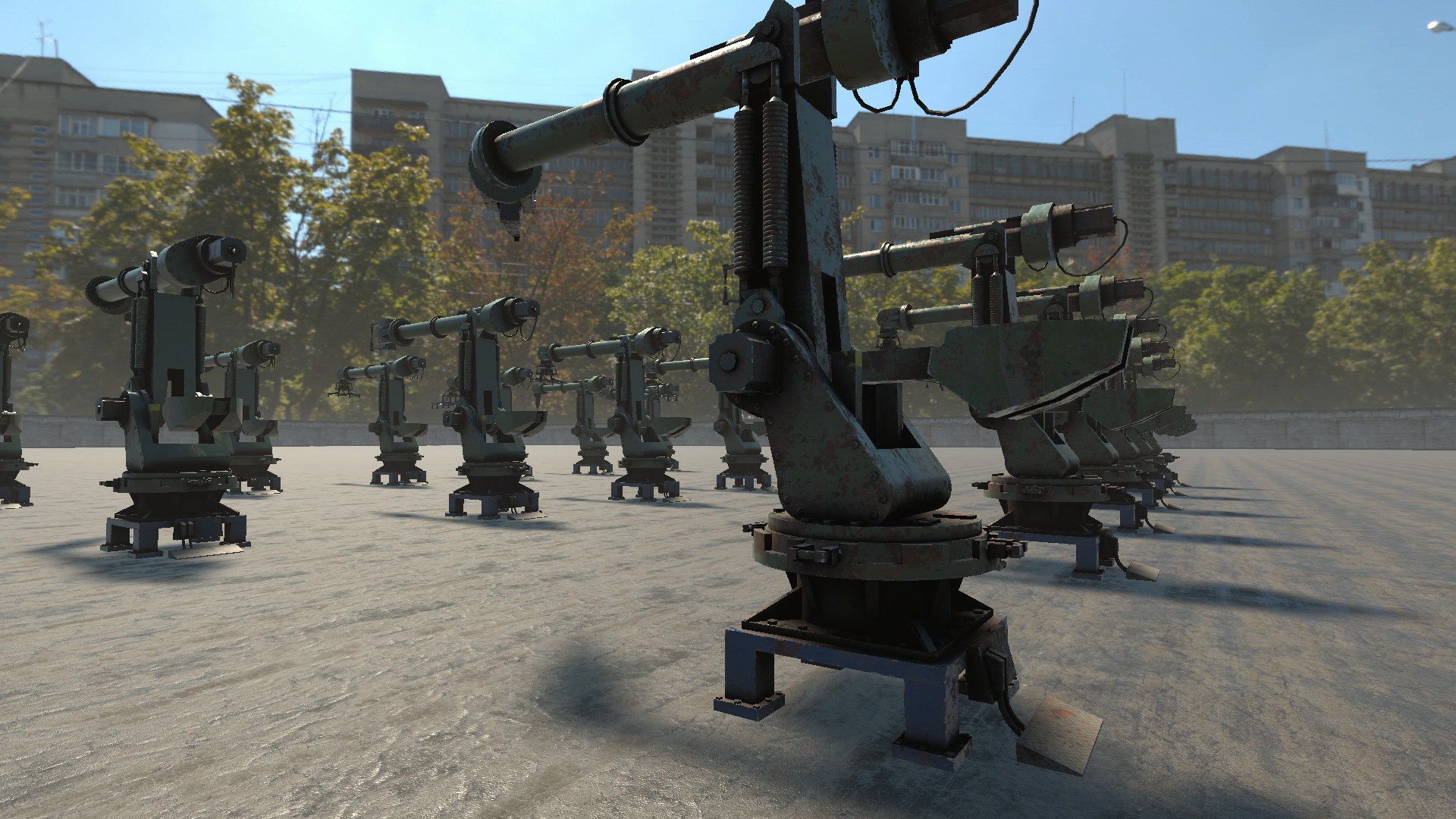 Forklift Collection HQ - PBR Low-poly 3D model_11