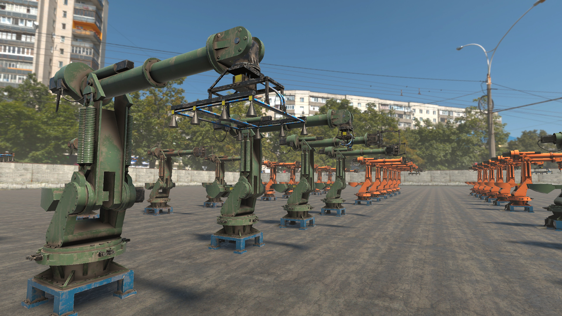 Forklift Collection HQ - PBR Low-poly 3D model_12