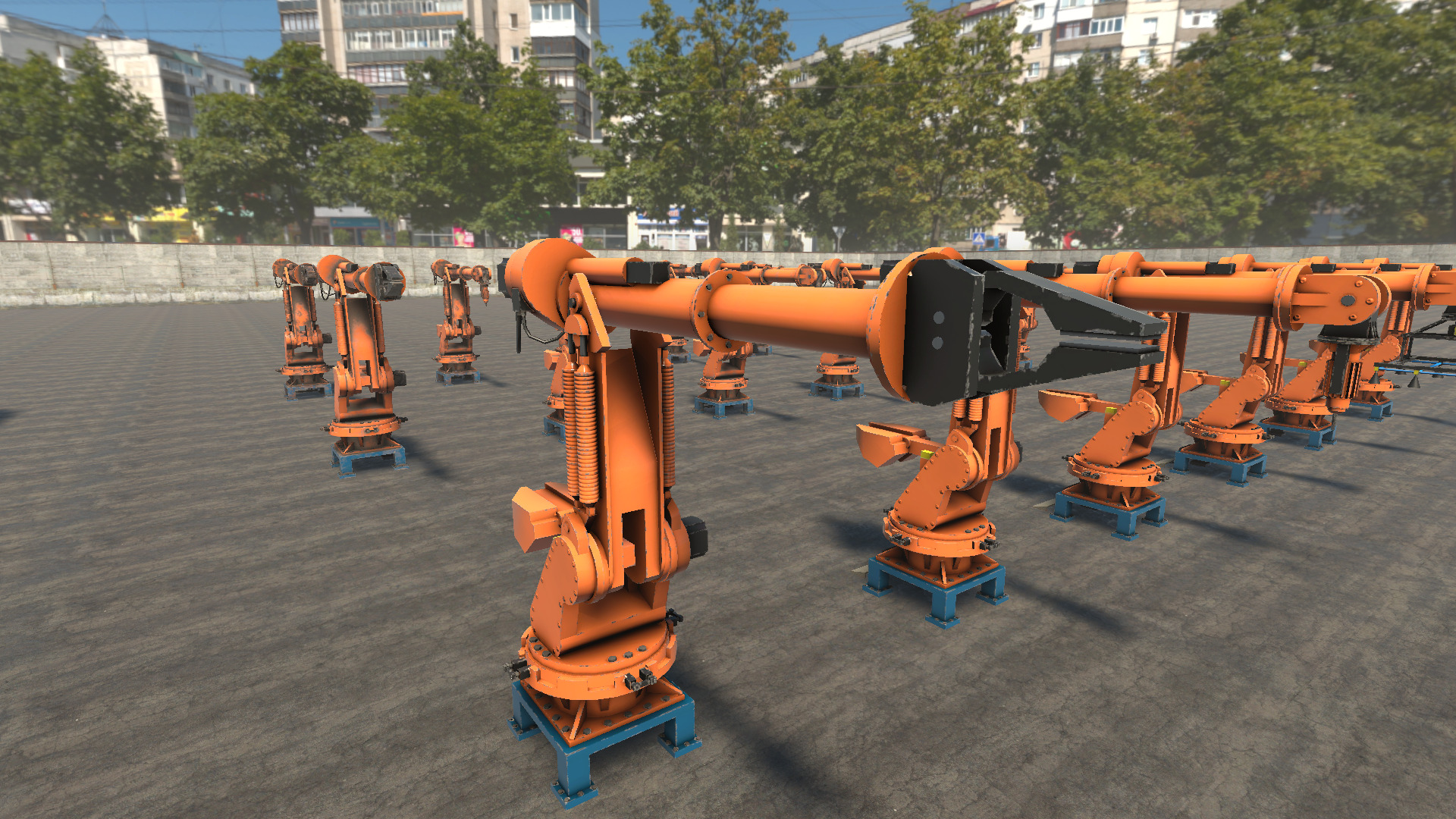 Forklift Collection HQ - PBR Low-poly 3D model_7