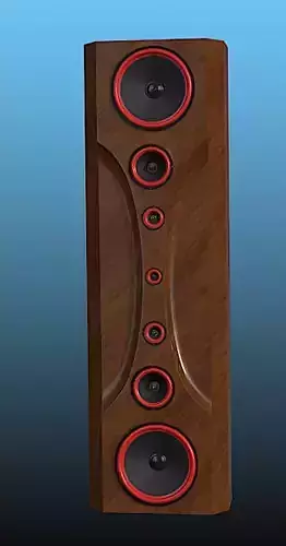 PBN Audio Master Reference III Speaker - High Poly Free 3D model