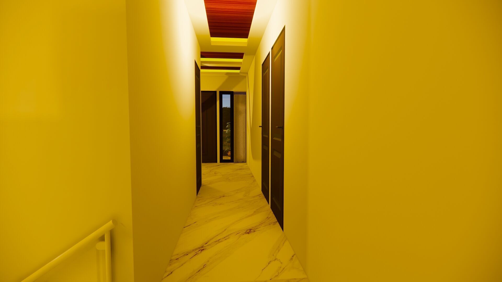 minimalis modern house  3D model_5