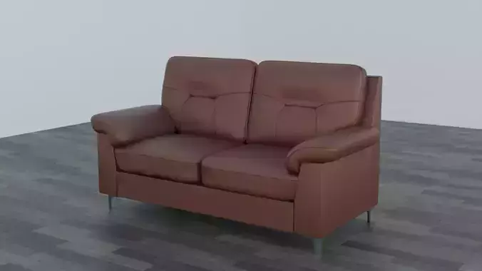 red sofa