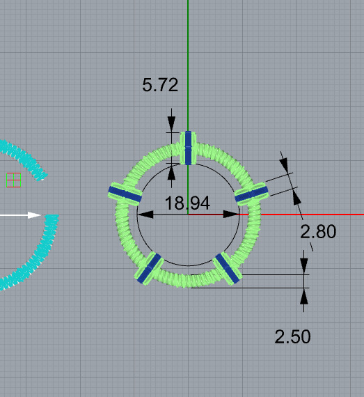 Ecrou de Cartier diamond 3D print model_2