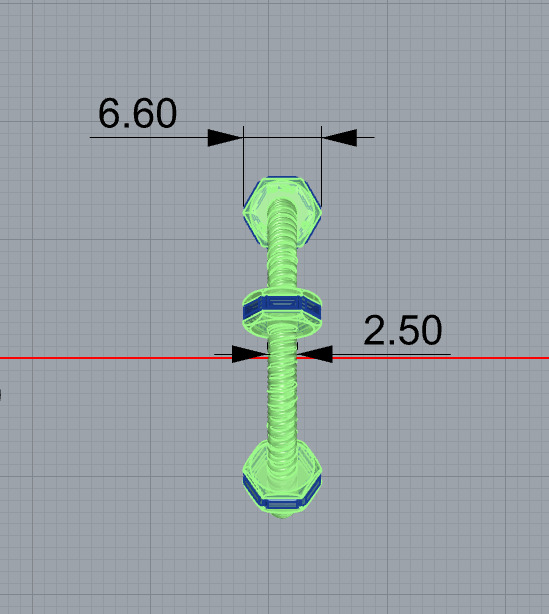 Ecrou de Cartier diamond 3D print model_3
