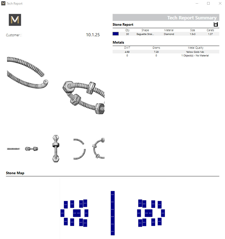 Ecrou de Cartier diamond 3D print model_5