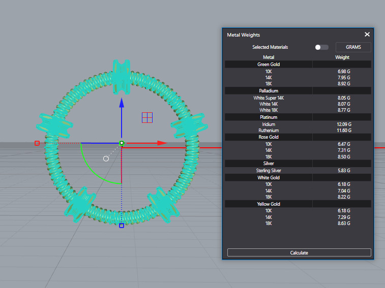 Ecrou de Cartier diamond 3D print model_4