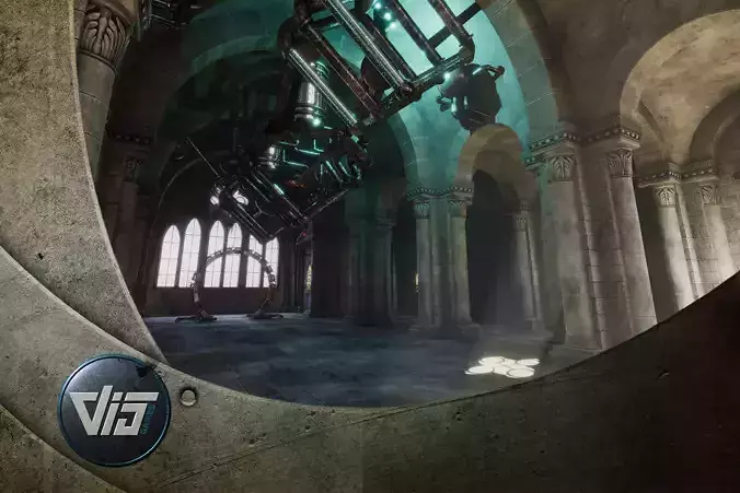 Alchemy Dungeon HQ - Modular PBR