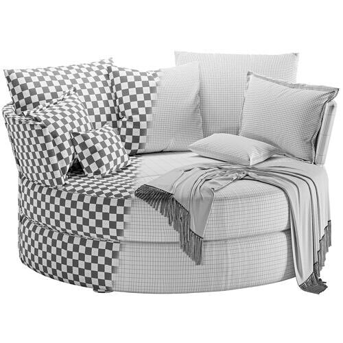 FAMA MYAPPLE SOFA 3D model 5