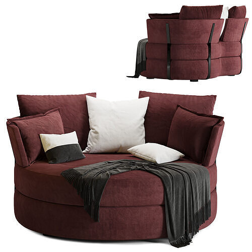 FAMA MYAPPLE SOFA 3D model 4