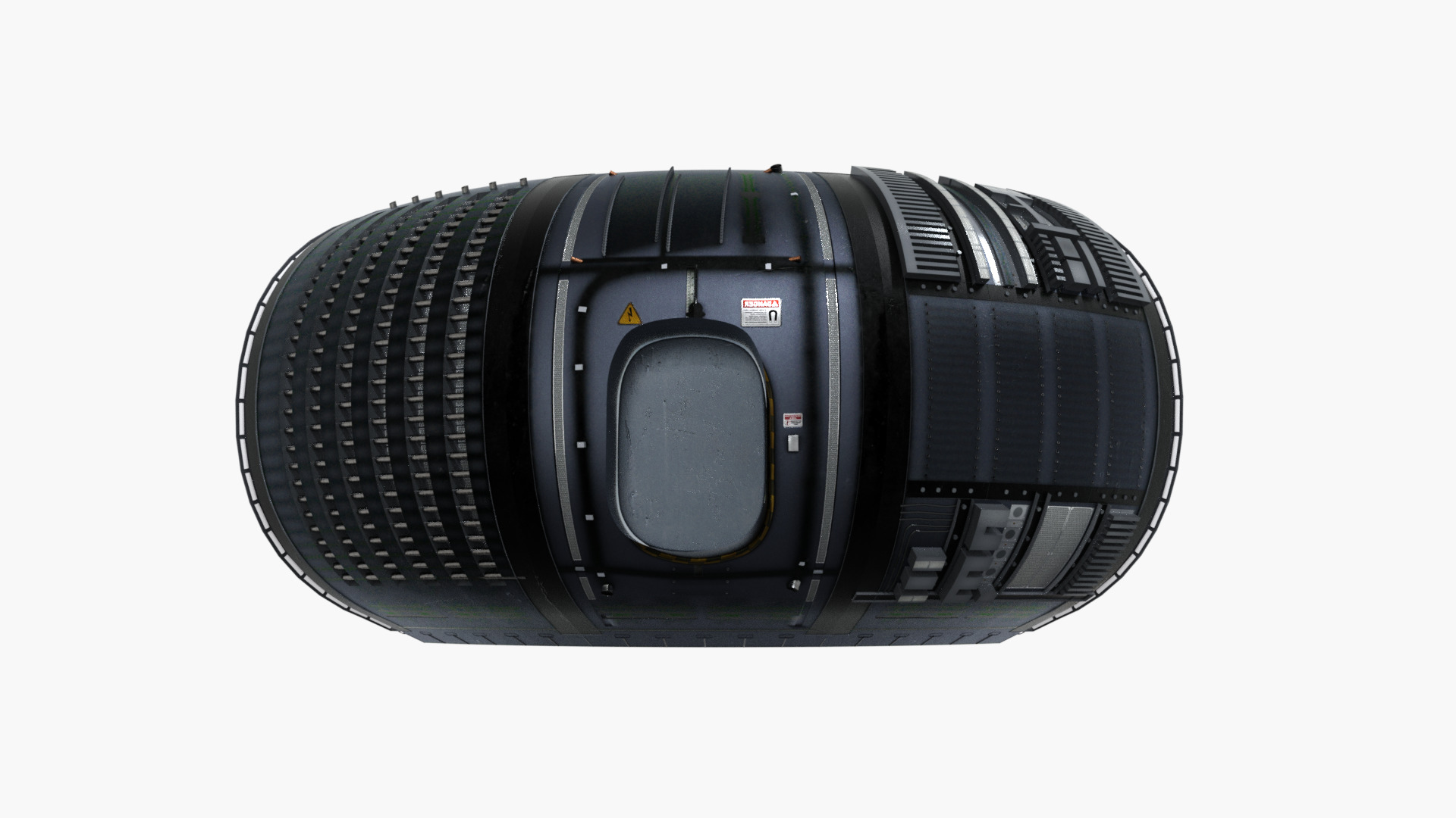 Nuclear Reactor Room Low-poly 3D model_4