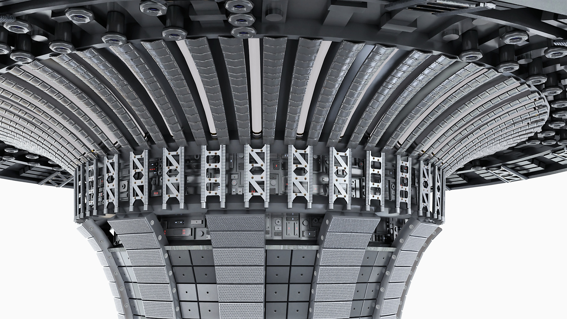 Nuclear Reactor Room Low-poly 3D model_2