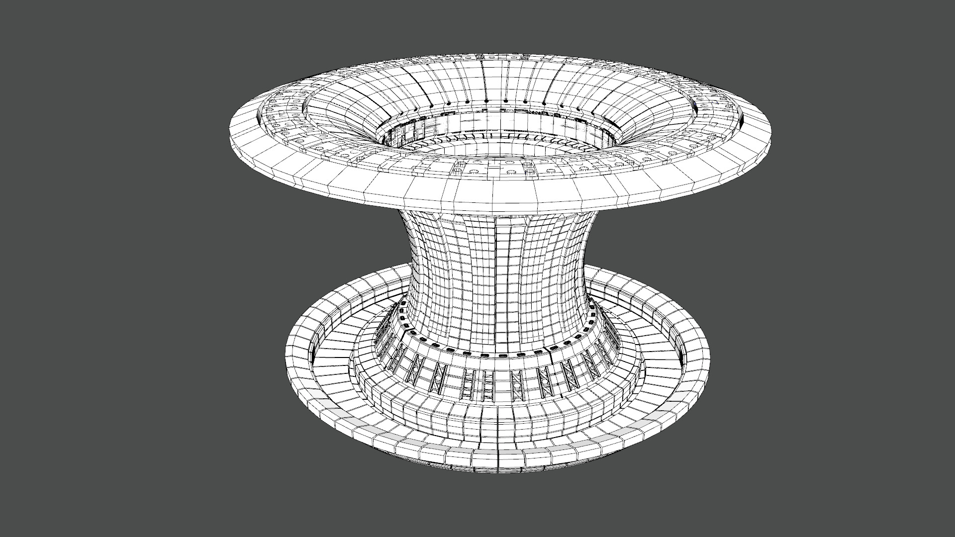 Nuclear Reactor Room Low-poly 3D model_18