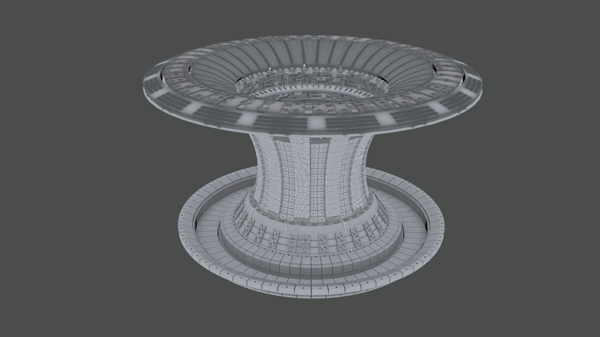 Nuclear Reactor Room Low-poly 3D model_14