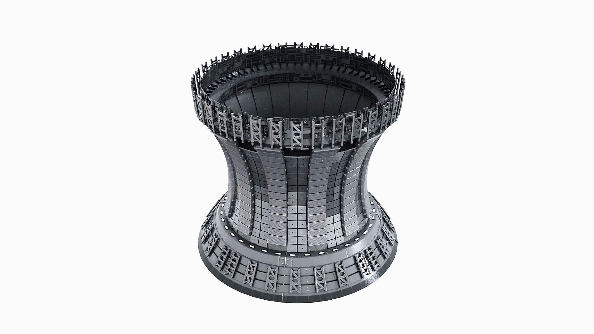Nuclear Reactor Room Low-poly 3D model_8