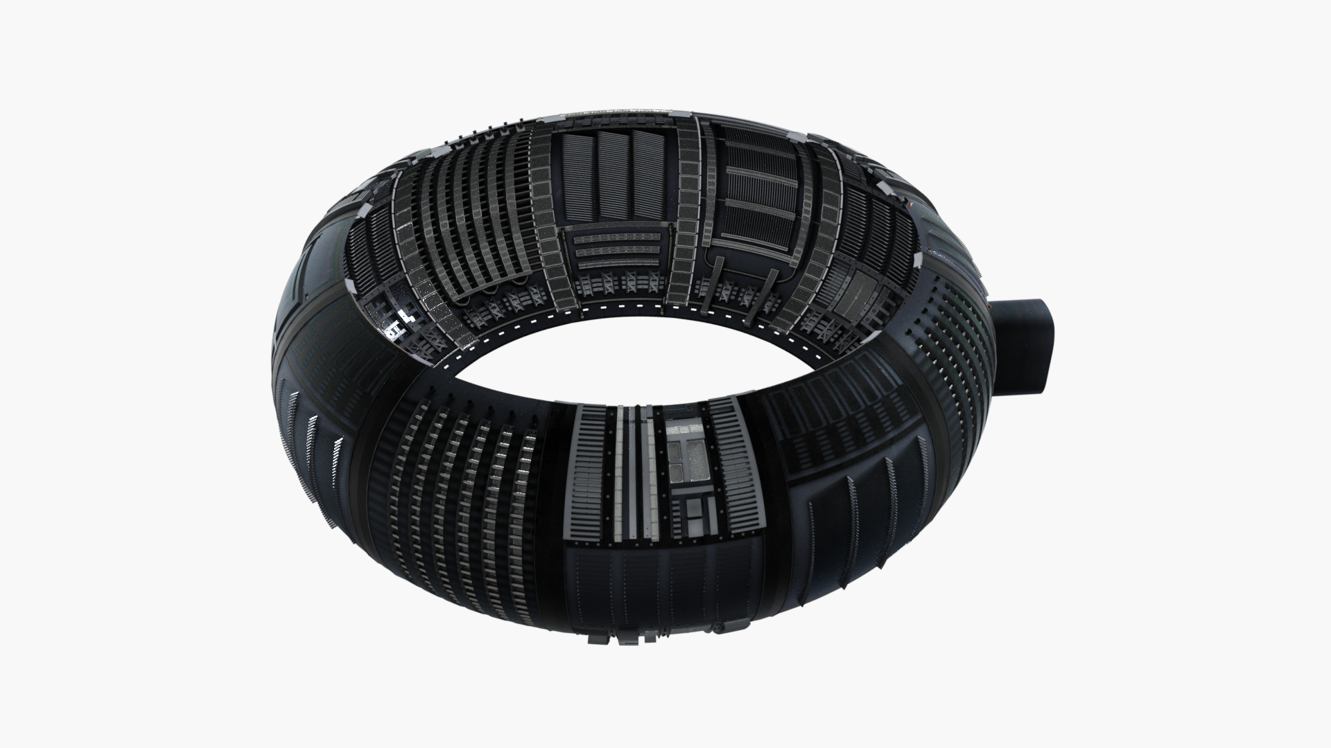 Nuclear Reactor Room Low-poly 3D model_6