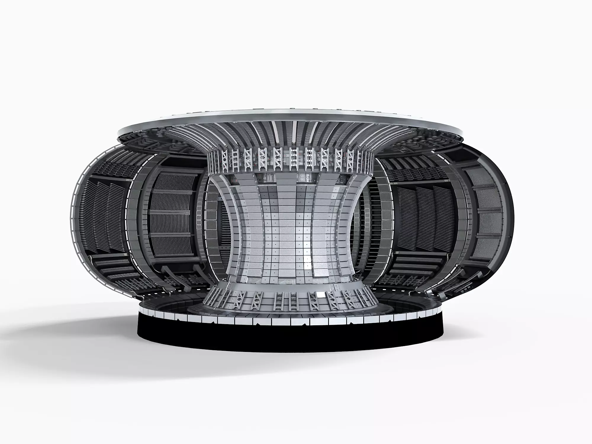 Nuclear Reactor Room Low-poly 3D model_0