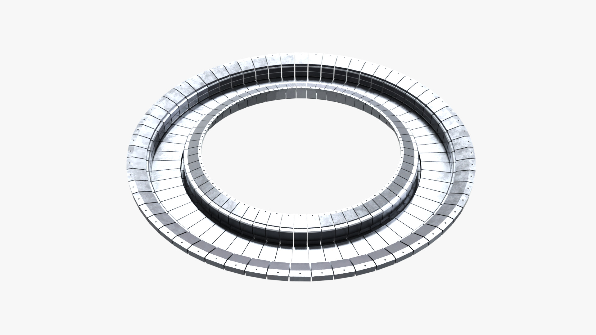 Nuclear Reactor Room Low-poly 3D model_9