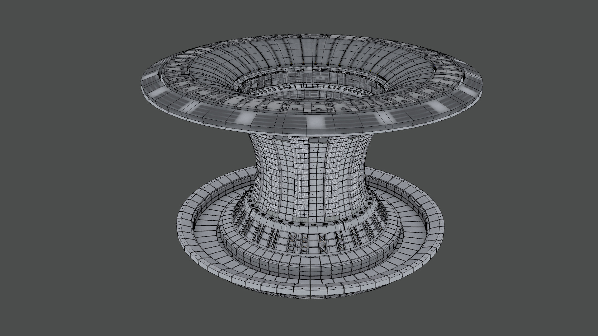 Nuclear Reactor Room Low-poly 3D model_15