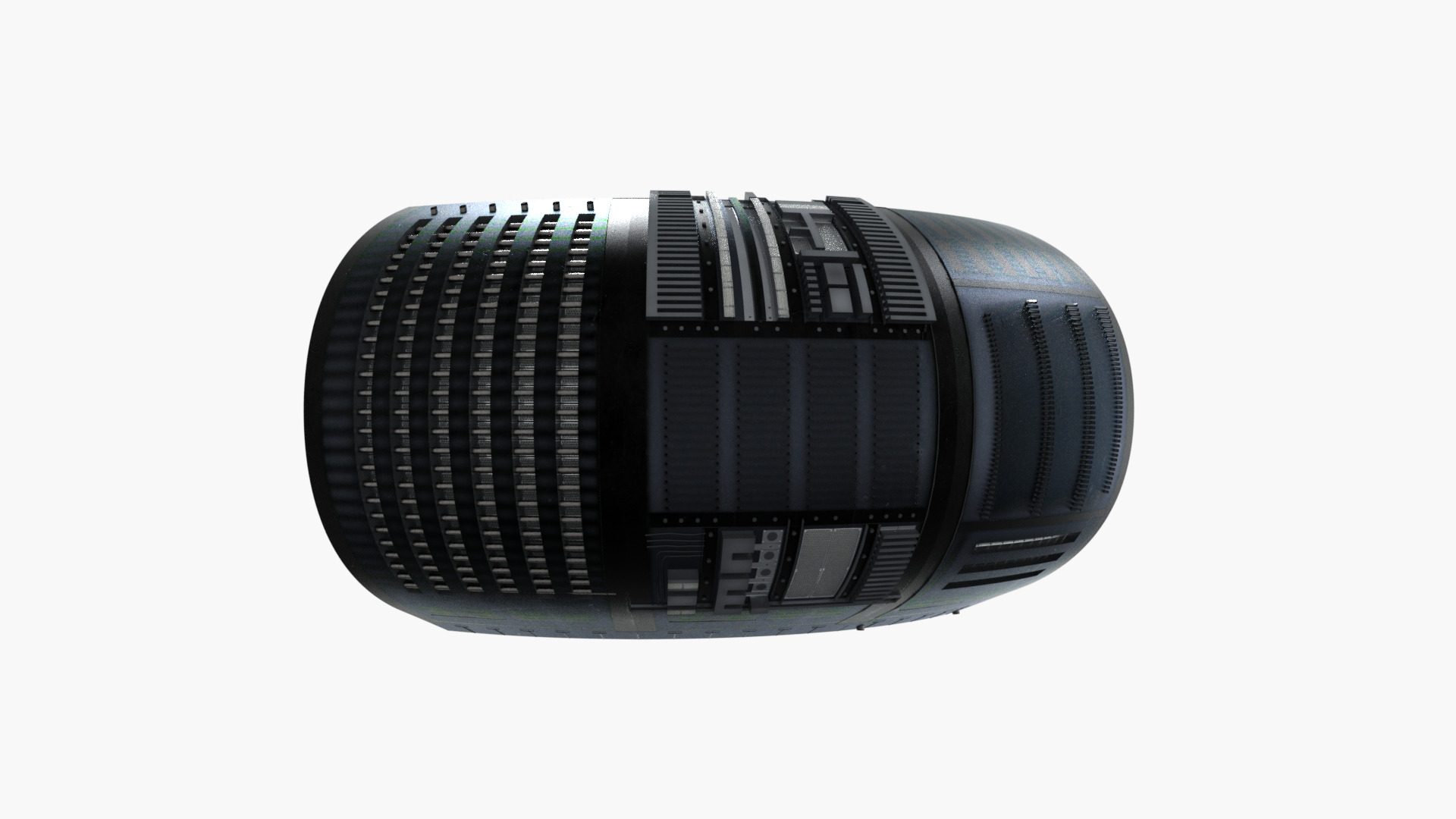 Nuclear Reactor Room Low-poly 3D model_11