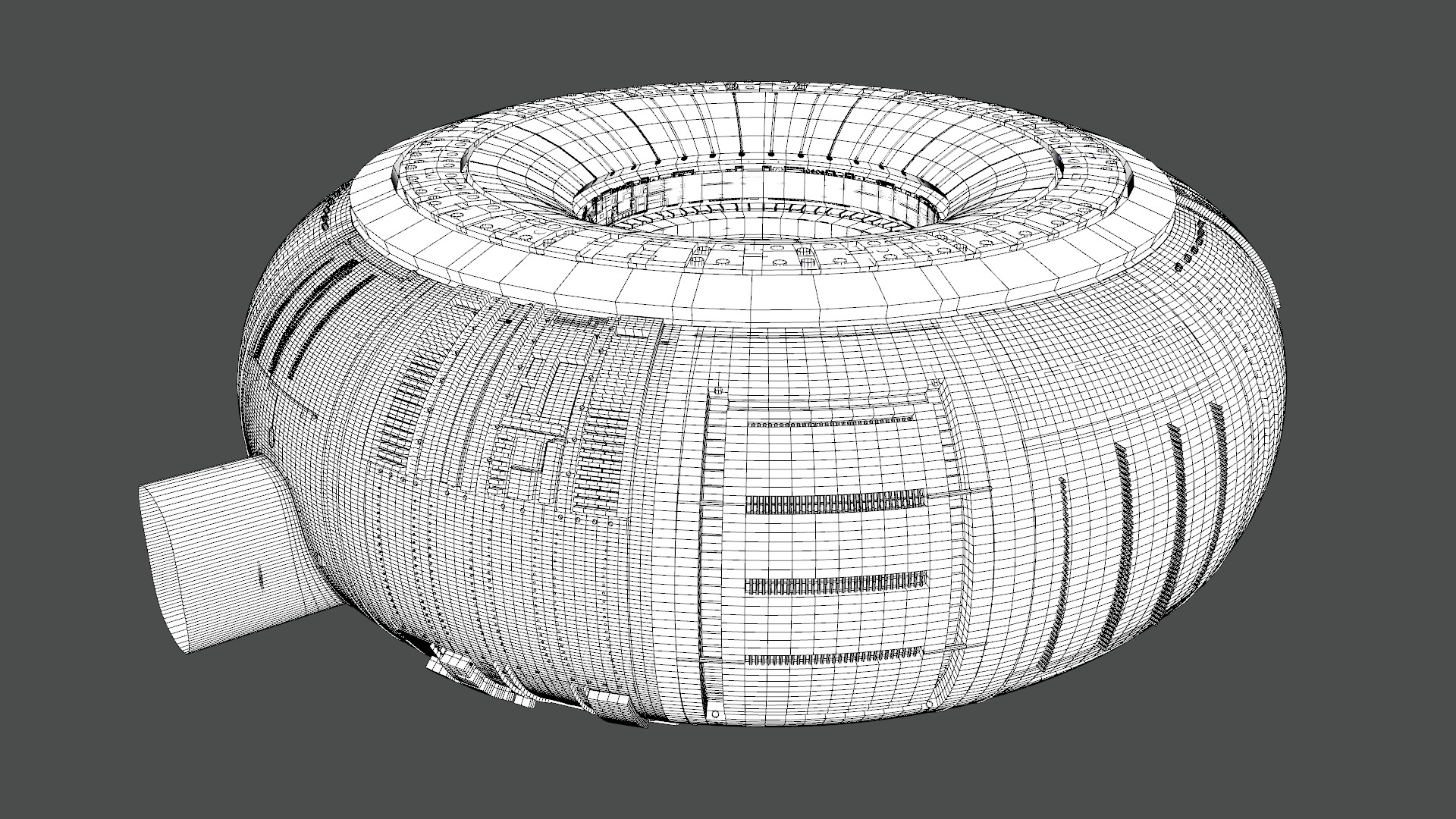 Nuclear Reactor Room Low-poly 3D model_17