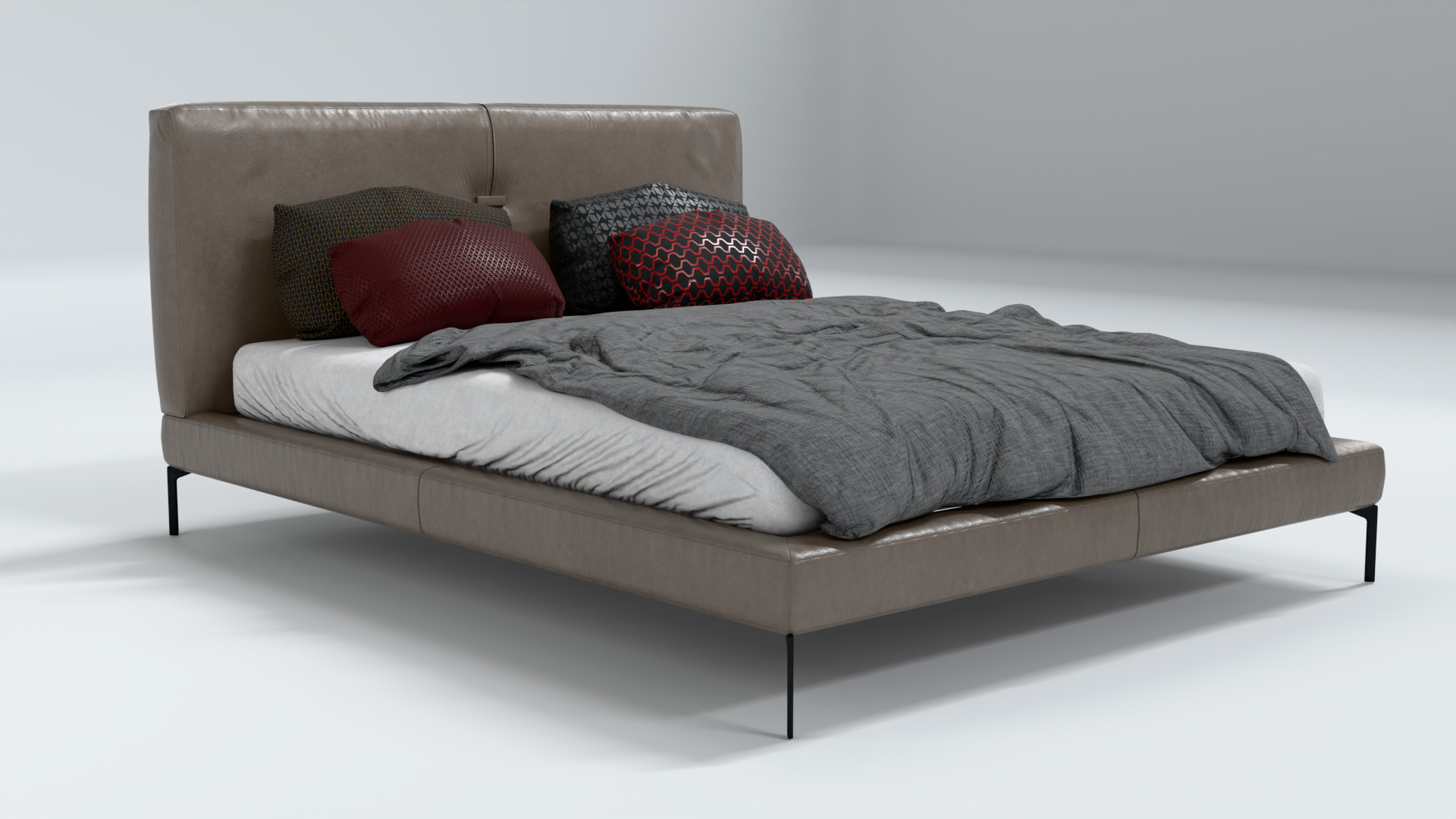 Thread Bed 3D model_2