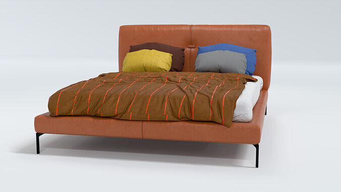 Thread Bed 3D model 2