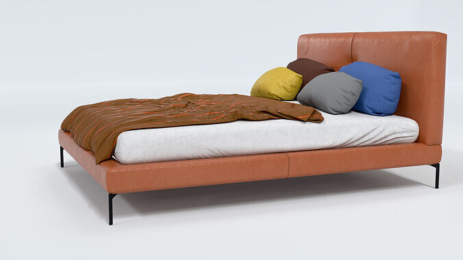 Thread Bed 3D model 7