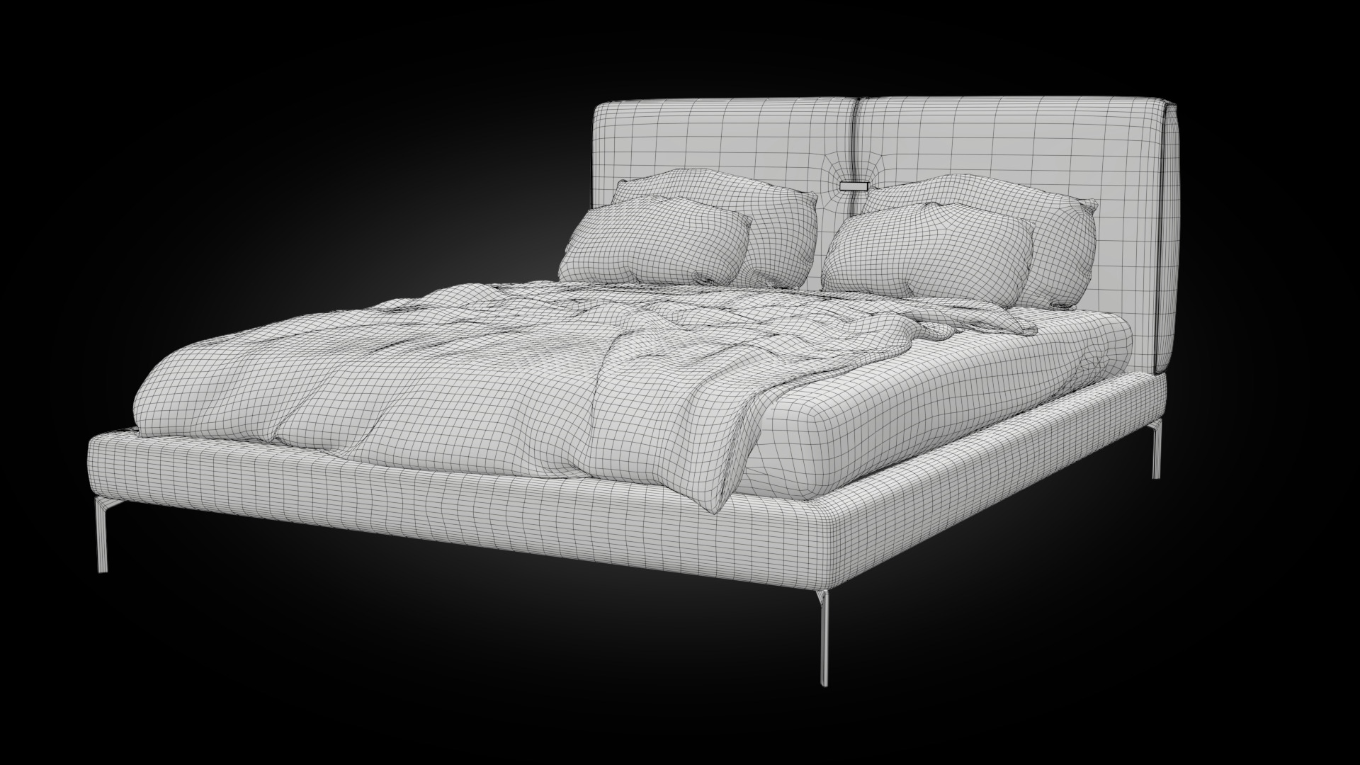 Thread Bed 3D model_13