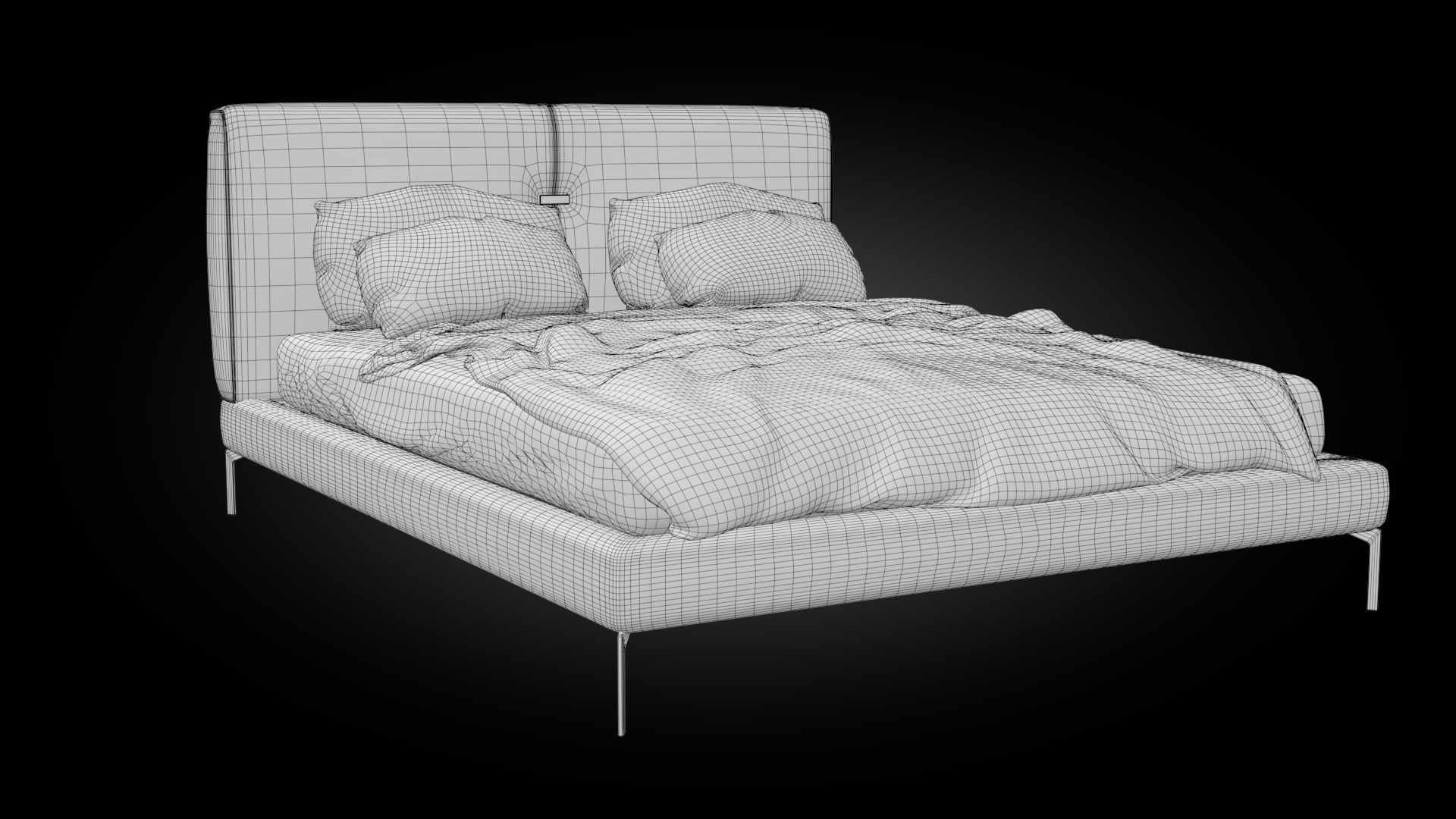 Thread Bed 3D model_11