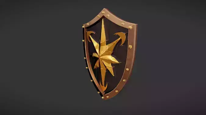 decorative medieval shield