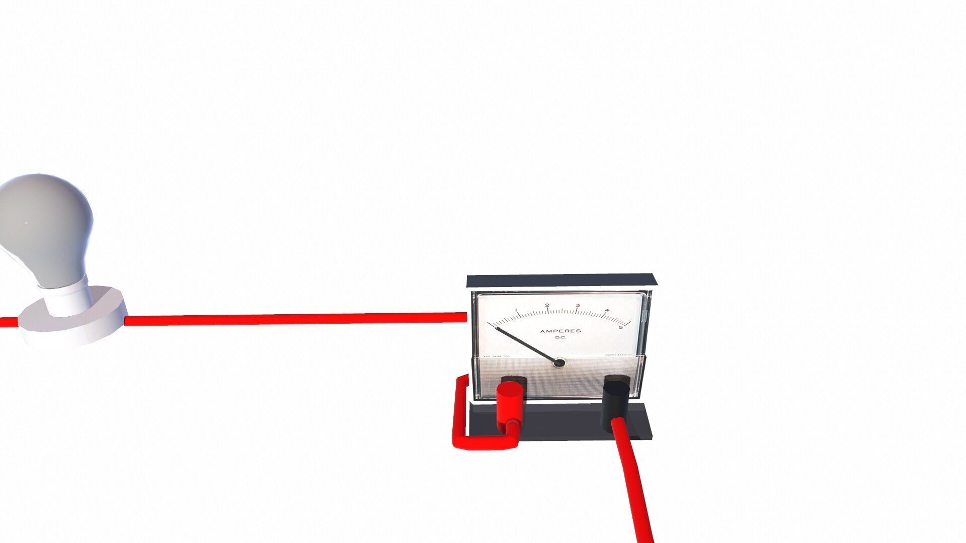 Electric Circuit Low-poly 3D model_2