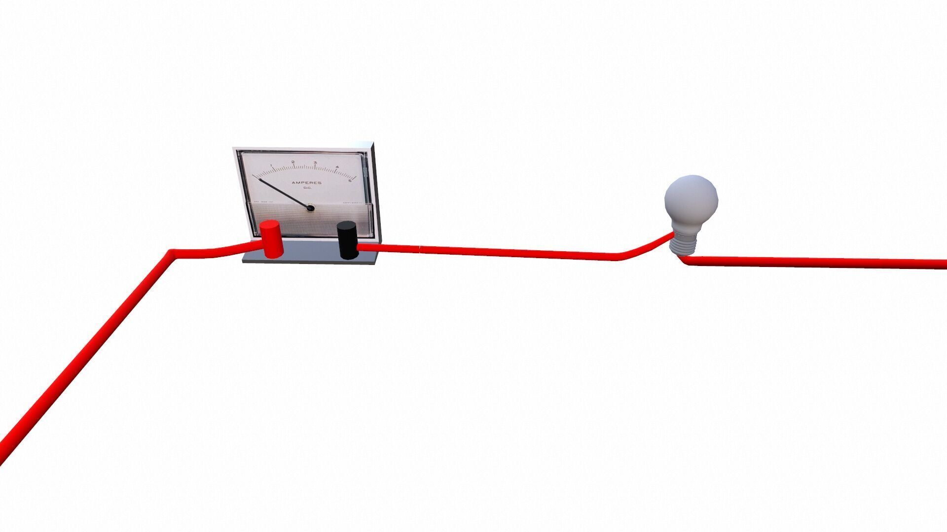 Electric Circuit Low-poly 3D model_4
