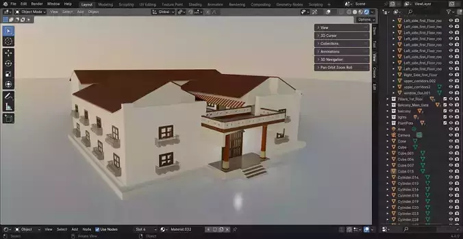 Indian Courtyard House Complete